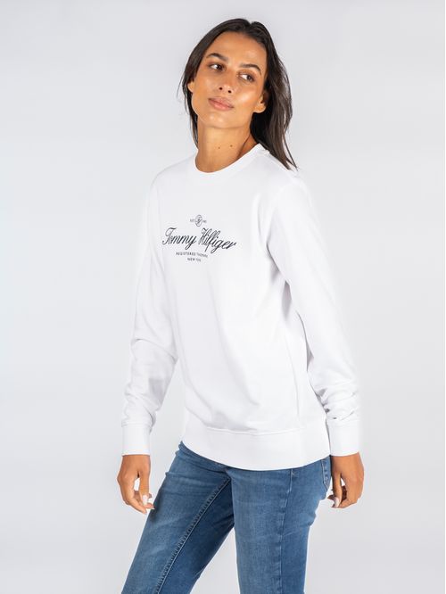 SWEATSHIRT IM REG SCRIPT C-NK SWEATSHIRT