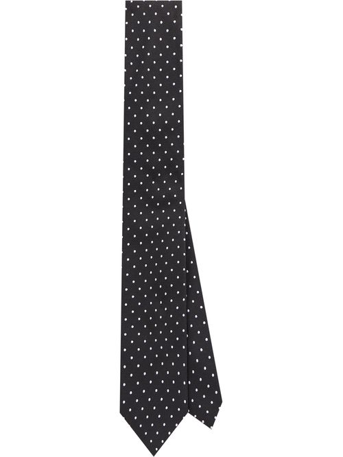 CORBATA WOVEN OXFORD WEAVE DOT TIE