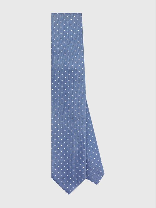 CORBATA WOVEN OXFORD WEAVE DOT TIE