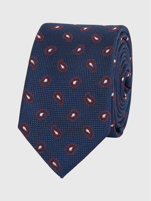 CORBATA WOVEN OXFORD WEAVE PAISLEY TIE