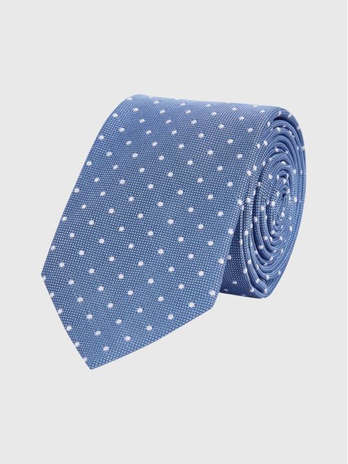 CORBATA WOVEN OXFORD WEAVE DOT TIE