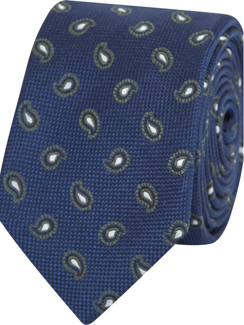 CORBATA WOVEN OXFORD WEAVE PAISLEY TIE