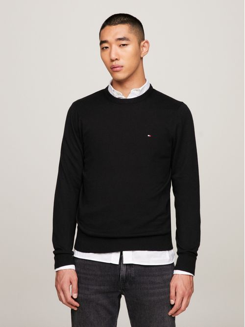 SWEATER PIMA ORG CTN CASHMERE CREW NECK