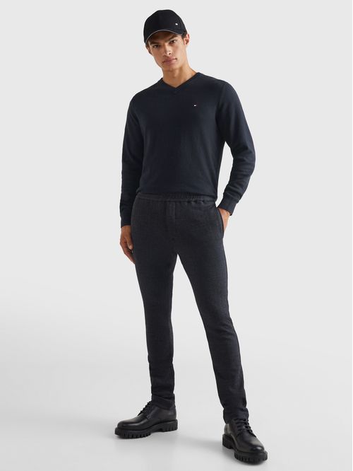SWEATER PIMA ORG CTN CASHMERE V NECK