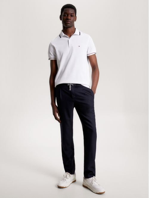 POLO HILFIGER CUFF SLIM FIT POLO