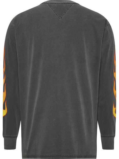TJM L/S BURNING BADGE TEE TH