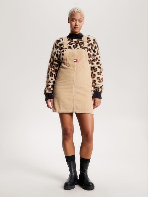 TJW CORD PINAFORE DRESS