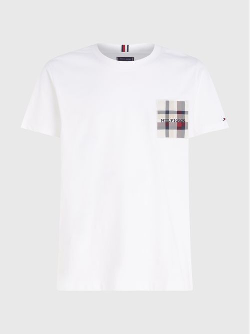 CAMISETA M/C CHECK MONOTYPE LABEL TEE