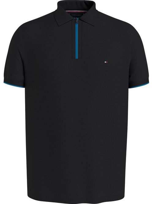 POLO M/C WCC COTTON MODAL ZIP REG POLO