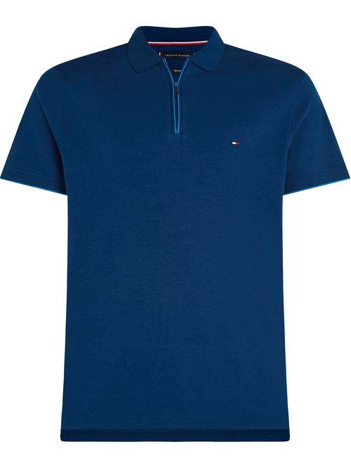 POLO M/C WCC COTTON MODAL ZIP REG POLO