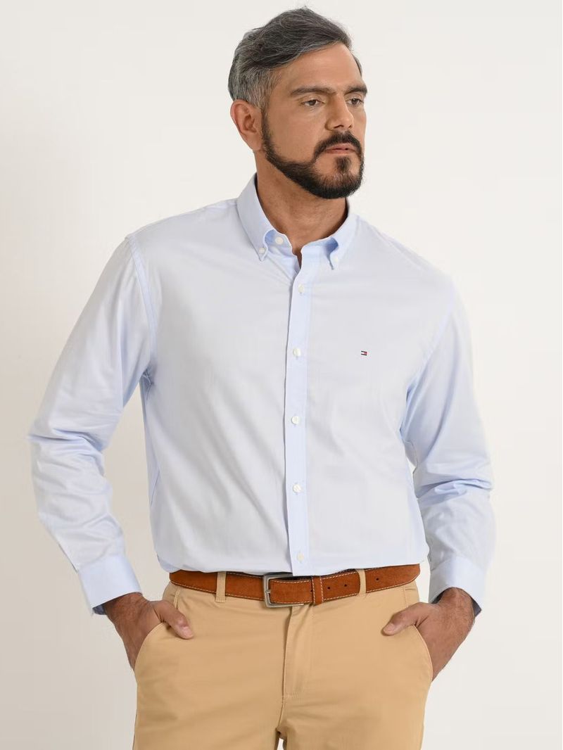 Camisa hombre tommy hilfiger on sale