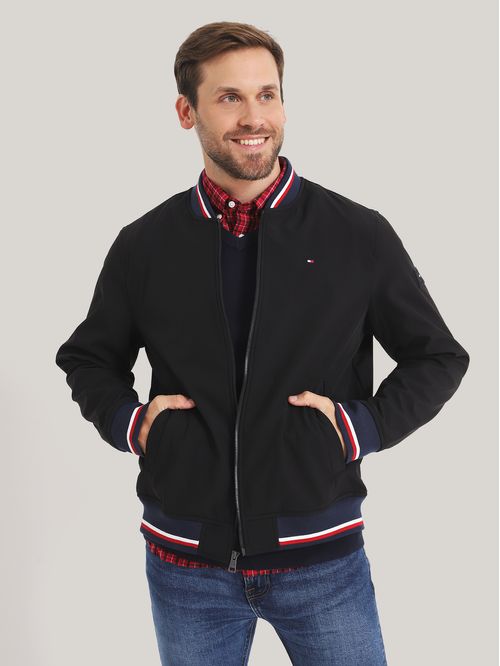 CASACA VARSITY BOMBER WITH TRI COLOR TH