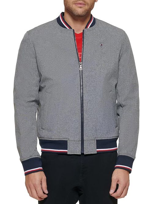 CASACA VARSITY BOMBER WITH TRI COLOR TH