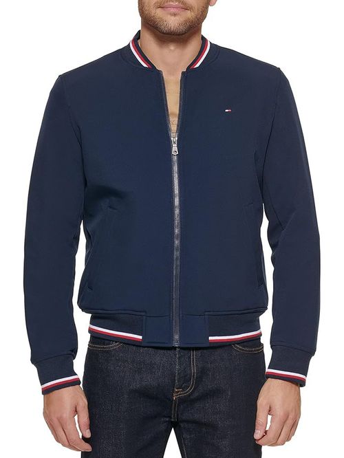CASACA VARSITY BOMBER WITH TRI COLOR TH