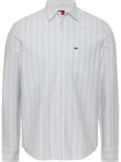 CAMISA TJM REG OXFORD STRIPE SHIRT