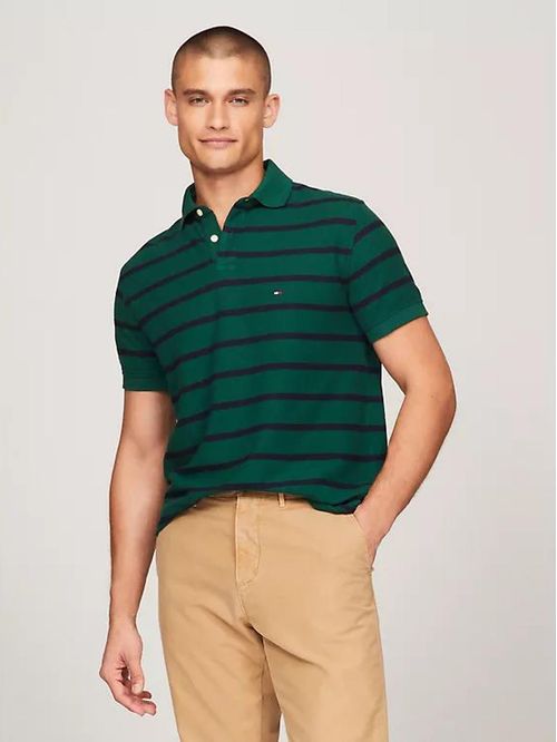 POLO REG FIT REFINED STRIPE POLO