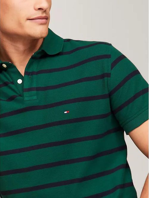 POLO REG FIT REFINED STRIPE POLO