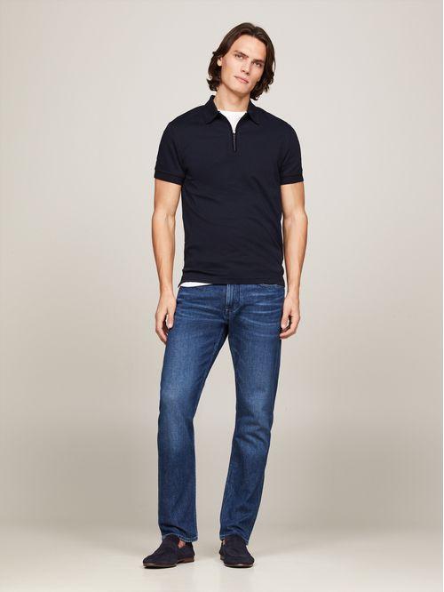 POLO DC INTERLOCK ZIP SLIM POLO