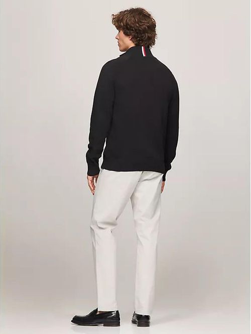 SWEATER M COTTON ZIP THROUGH