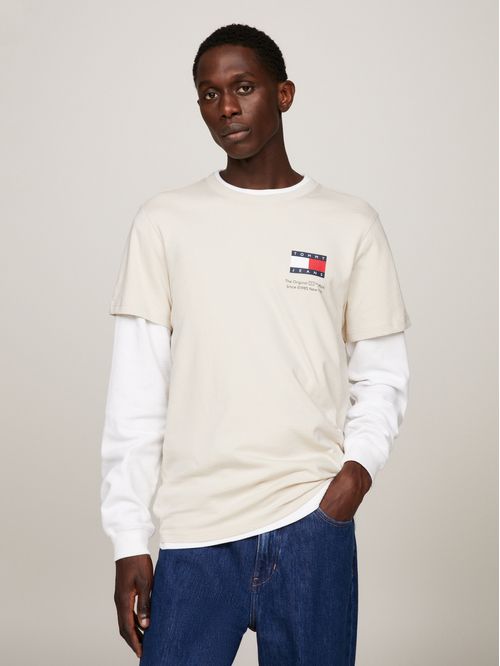 CAMISETA TJM SLIM ESSENTIAL FLAG TEE EX