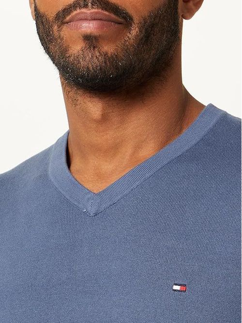 SWEATER CLASSIC COTTON V NECK TH