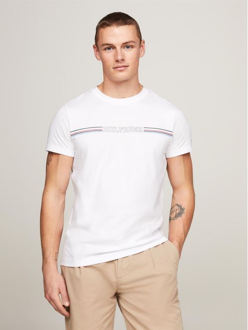 CAMISETA STRIPE CHEST TEE