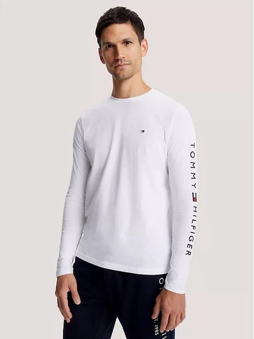 CAMISETA M TOMMY LOGO LONG SLEEVE TEE