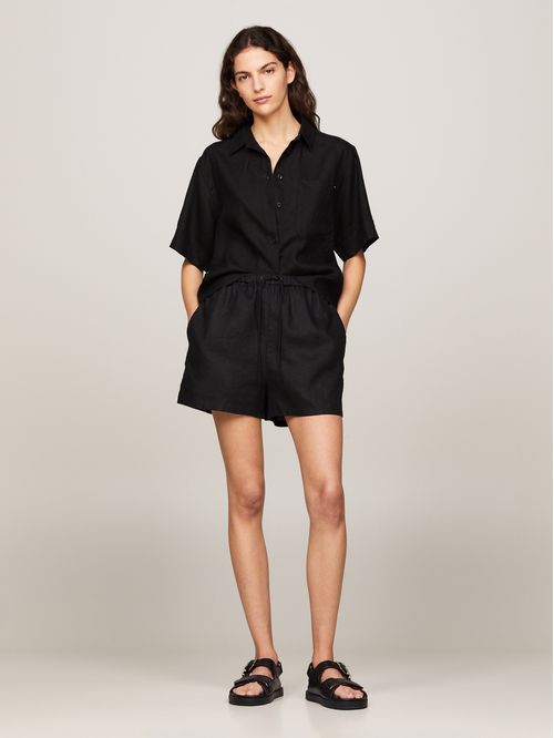 BLUSA LINEN SS SHIRT