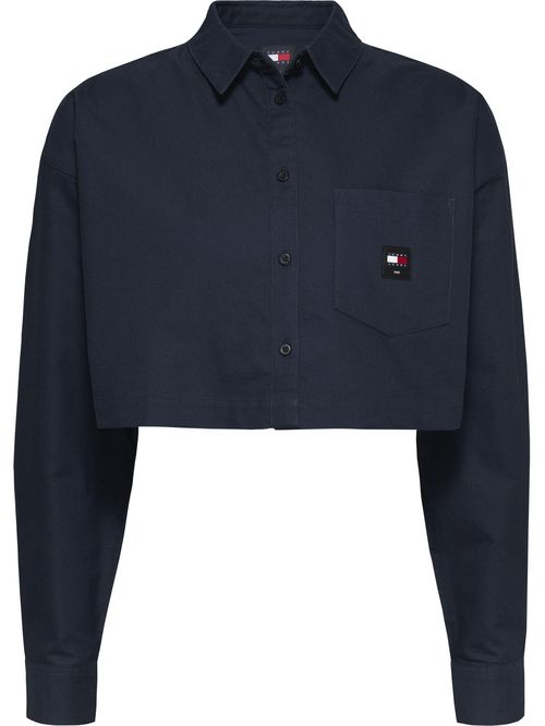 BLUSA TJW CRP BADGE SHIRT