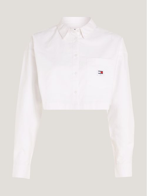 BLUSA TJW CRP BADGE SHIRT