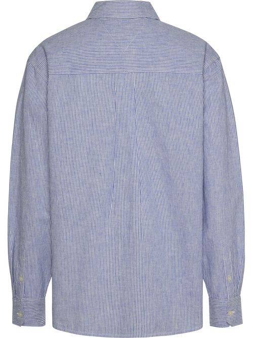 BLUSA TJW BOXY STRIPE LINEN SHIRT