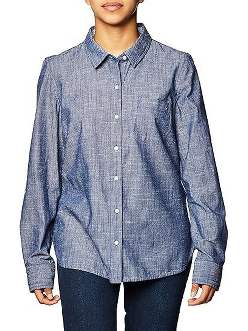 BLUSA ROLL TAB- CHAMBRAY