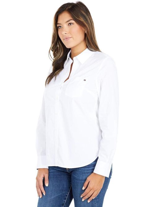 BLUSA ROLL TAB- SOLID