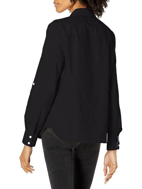 BLUSA ROLL TAB- SOLID