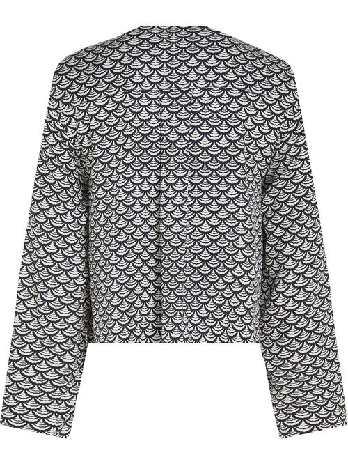 BLUSA SEAL AOP V-NECK BLOUSE