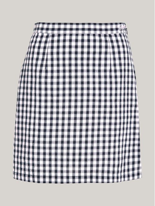 FALDA TJW GINGHAM MINI SKIRT