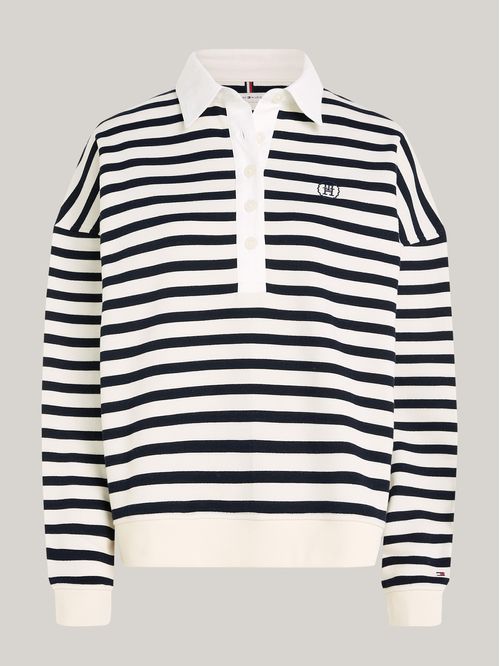 SWEATSHIRT RLX SMD BRETON STRIPE POLO HWK