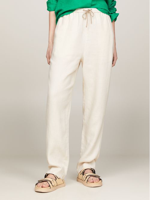 PANTALON CASUAL LINEN TAPER PULL ON PAN