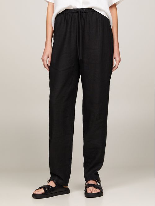 PANTALON CASUAL LINEN TAPER PULL ON PAN