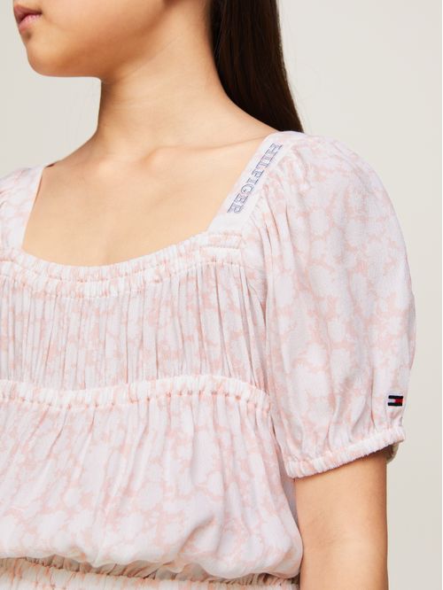 BLUSA DITSY FLOWER PRINT TOP