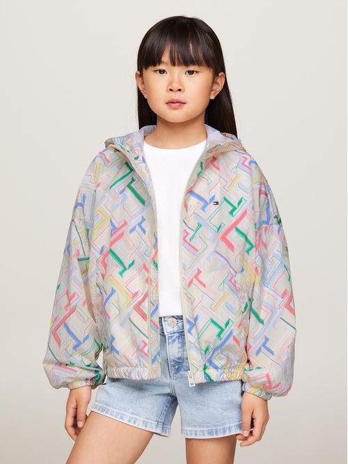 CASACA AOP MULTI MONOGRAM WINDBREAKER NIÑA