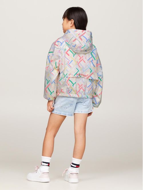 CASACA AOP MULTI MONOGRAM WINDBREAKER NIÑA