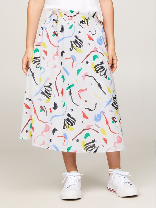 FALDA ALLOVER PRINT SKIRT