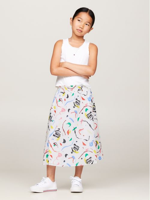 FALDA ALLOVER PRINT SKIRT