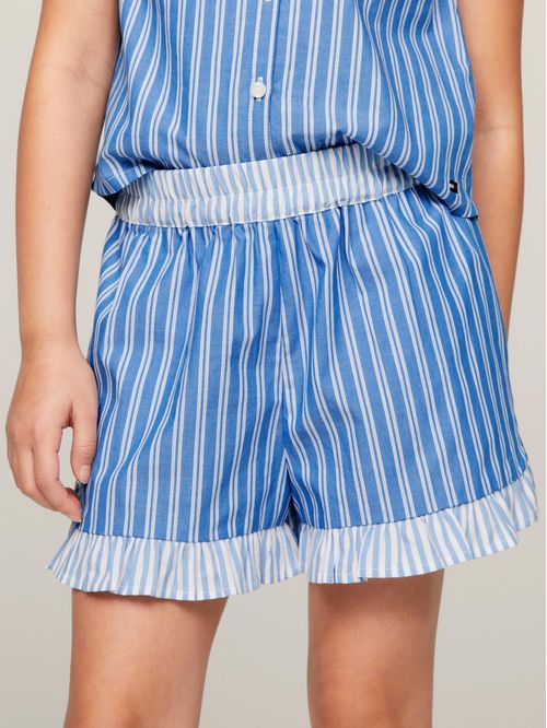 SHORT STRIPED RUFFLE SHORT NIÑA