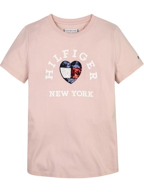 CAMISETA HILFIGER SEQUINS TEE S/S NIÑA