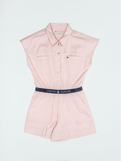 VESTIDO AI SOLID SHORT JUMPSUIT S/S NIÑA