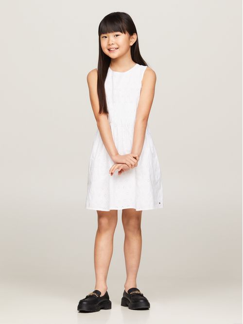 VESTIDO BRODERIE ANGLAISE MONOGRAM DRE NIÑA