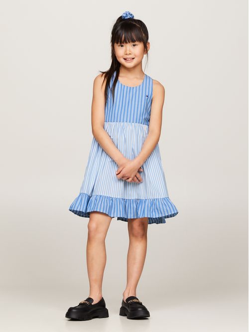 VESTIDO MIXED STRIPE RACERBACK DRESS NIÑA