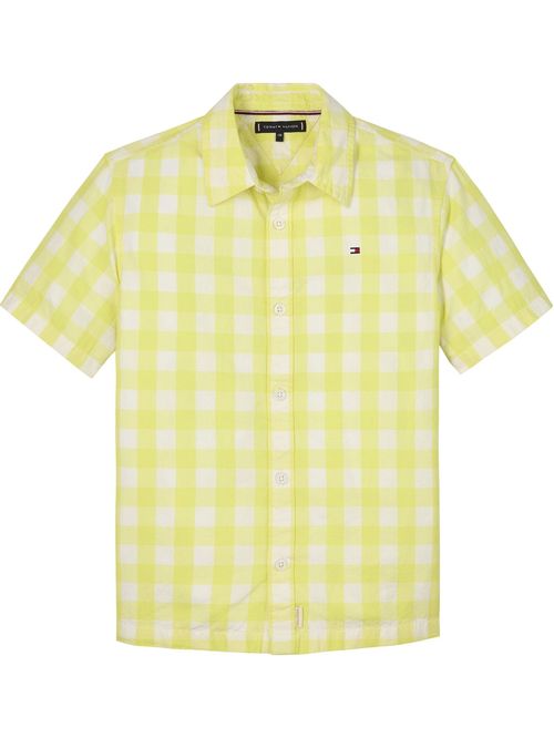 CAMISA GINGHAM WOVEN SHIRT S/S NIÑO